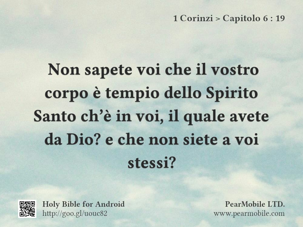 1 Corinzi, Capitolo 6:19